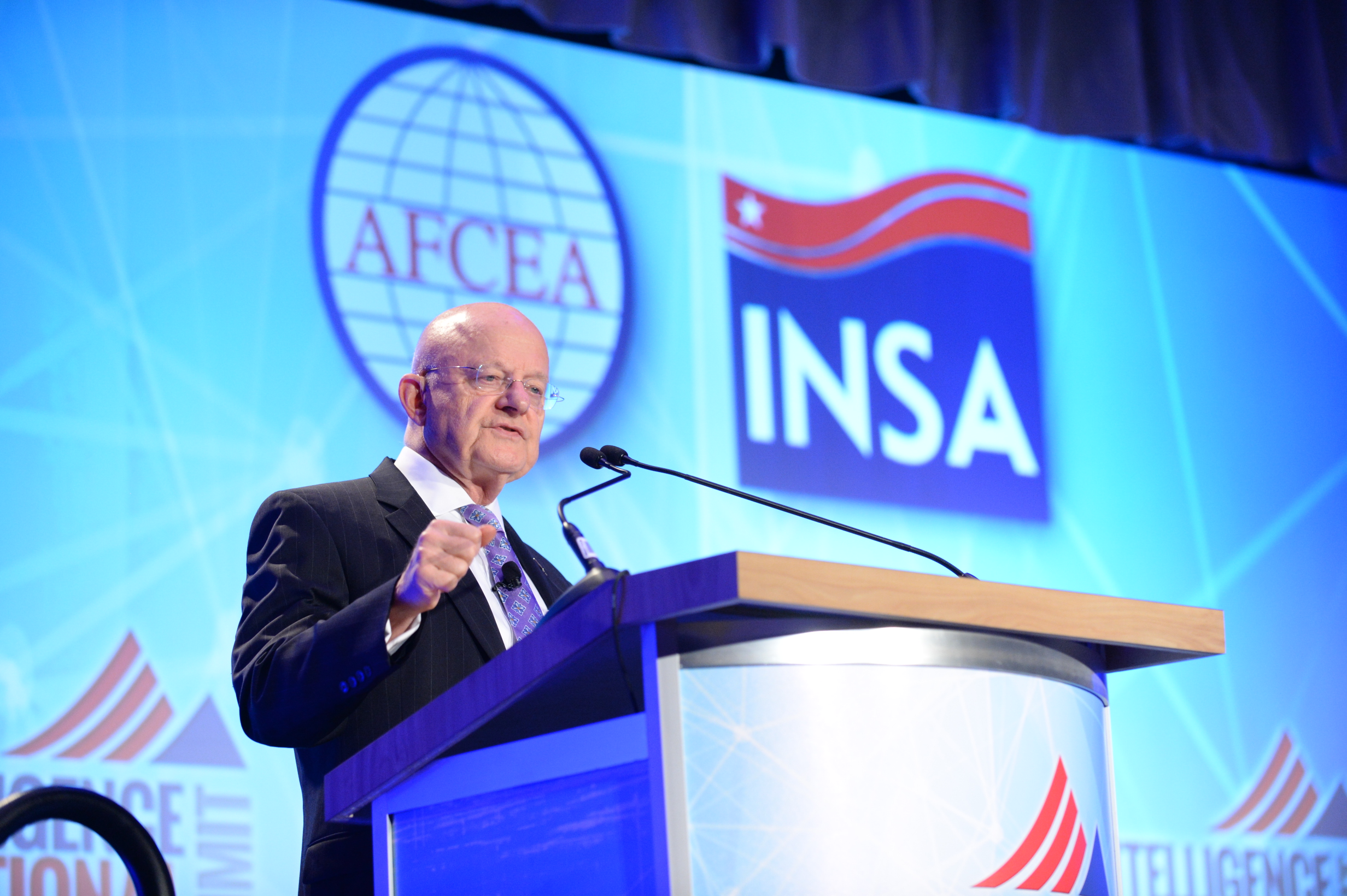 Intelligence and national security summit 2016 jim clapper hail and farewell.