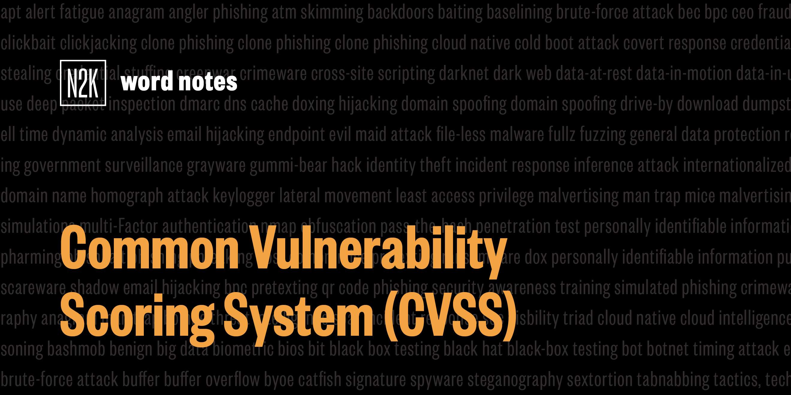 Common Vulnerability Scoring System (CVSS) (noun)