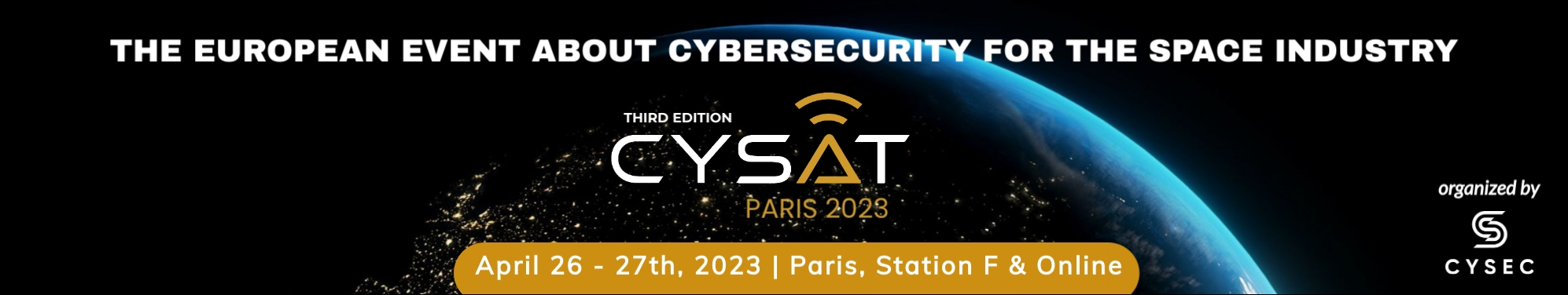 Get your CYSAT ticket and join us in 2023! Link to event website or landing page